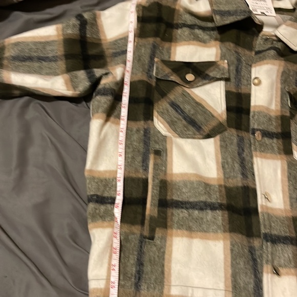 Zara flannel button up plaid shirt - Picture 6 of 11